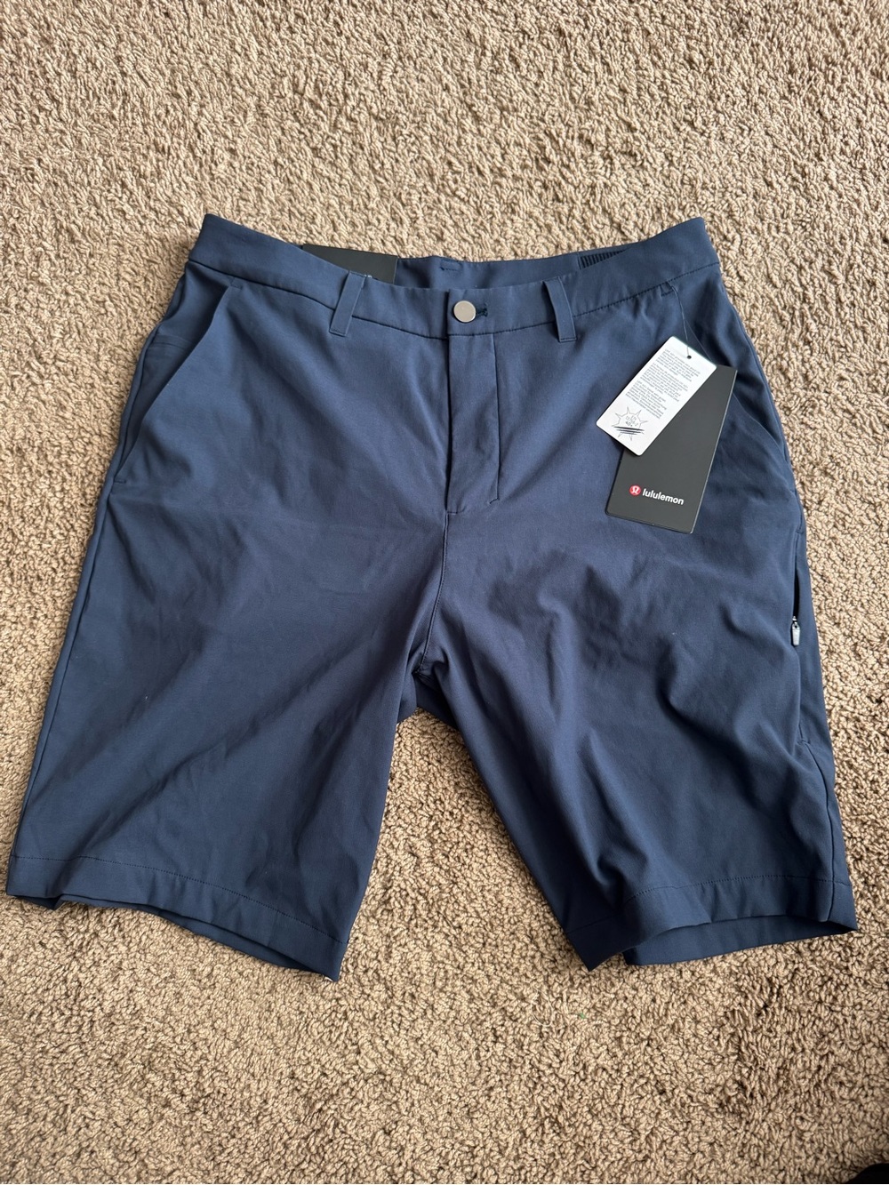lululemon athletica Navy Hybrid Shorts